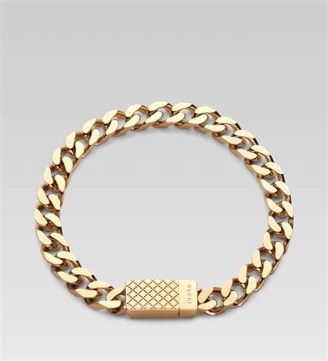 gucci bracelet mens india|Gucci gold bracelets for men.